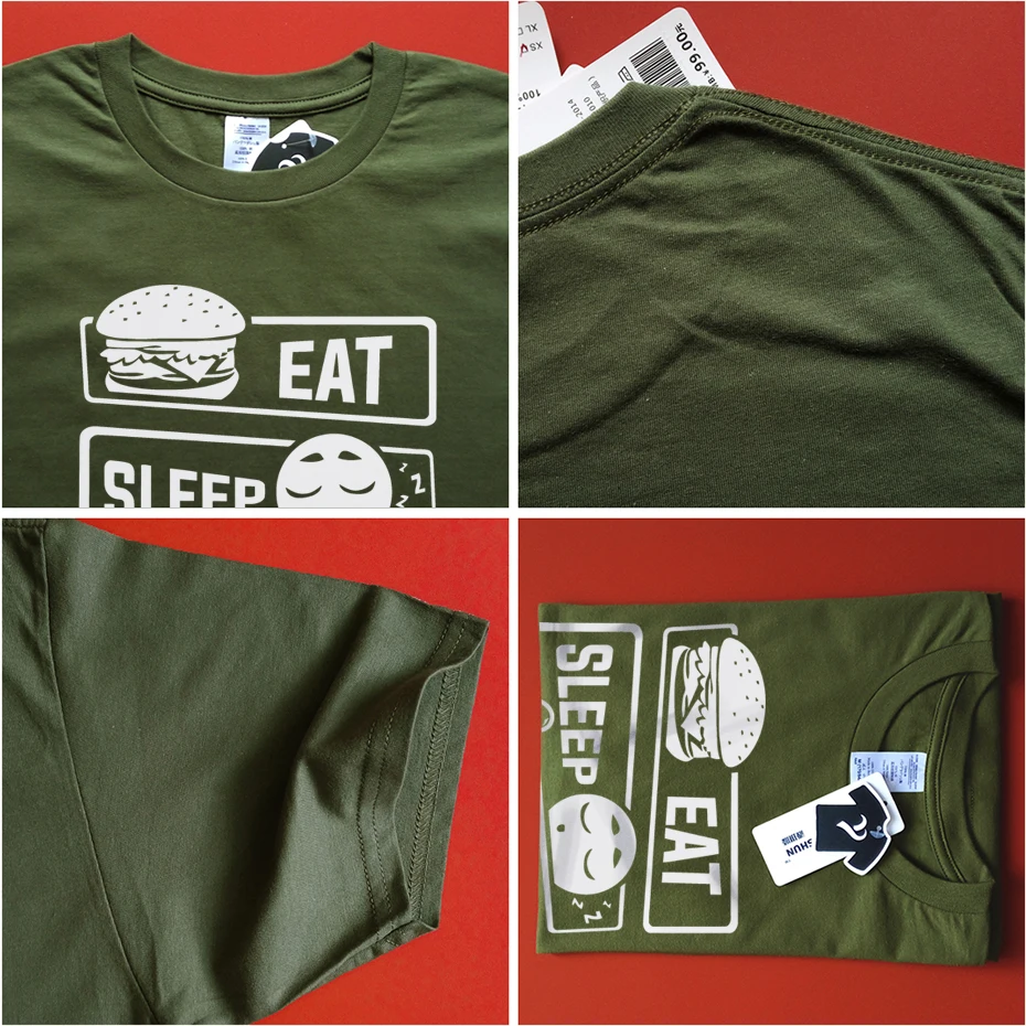 Фото Футболка мужская с надписью Eat Sleep Krav Maga Repeat повседневная хлопковая круглым Футболка мужская с надписью Eat Sleep Krav Maga Repeat повседневная хлопковая круглым