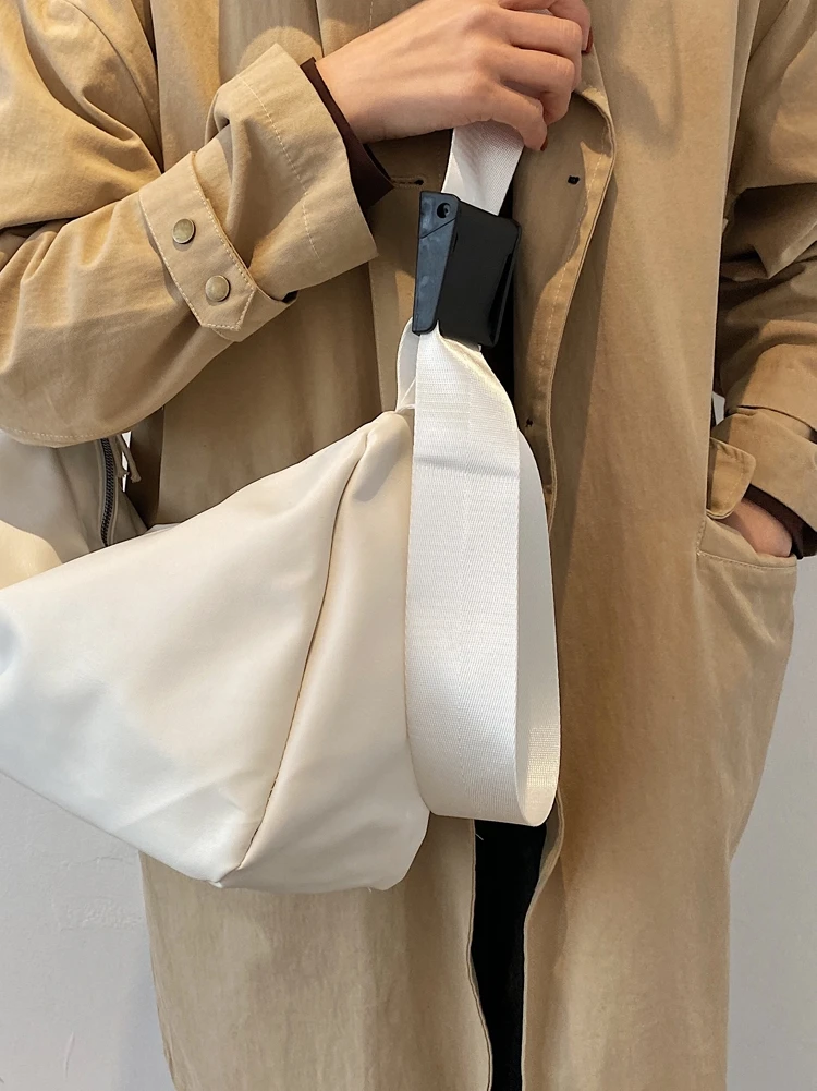 Fashion Women's Messenger Bag Large Capacity Design Oxford Women's Shoulder Bag Personality Girl College Book Daily Shopping Bag