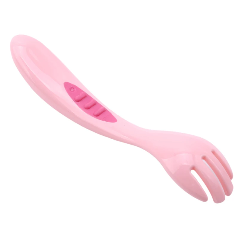 

2Pcs Baby Spoon Fork Set Toddler Infant Learning Tableware Flatware Utensils Kids Cutlery With Storage Box