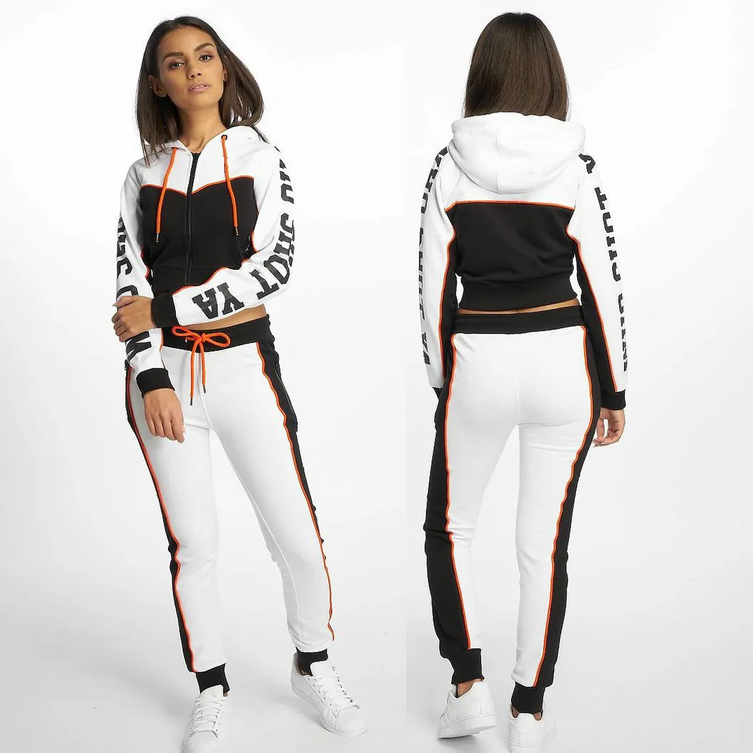 

Fashion high-end casual suit, jogging sports Harajuku two-piece female