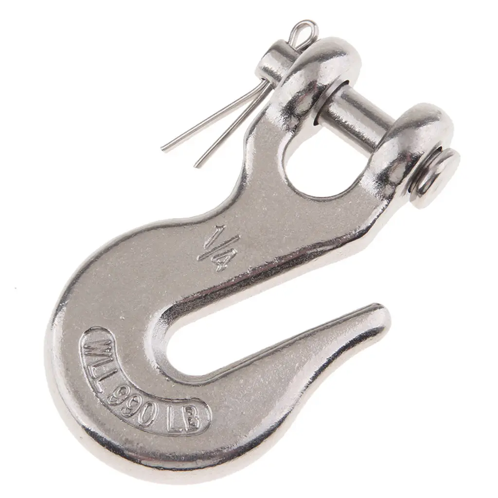 

316 Stainless Steel Clevis Grab Hook Rigging Tow Winch Equipment (1/4 Inch)