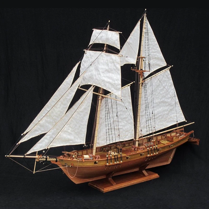 

1:50 Flagship Sailboat Model Kit Standard Edition Wooden Assembled Model Kit