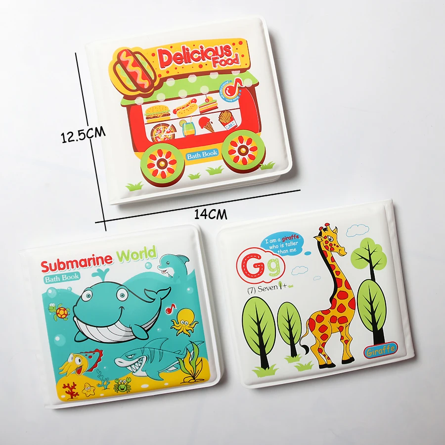Квадратные детские книжки для ванны водонепроницаемые книги ванной игрушки в