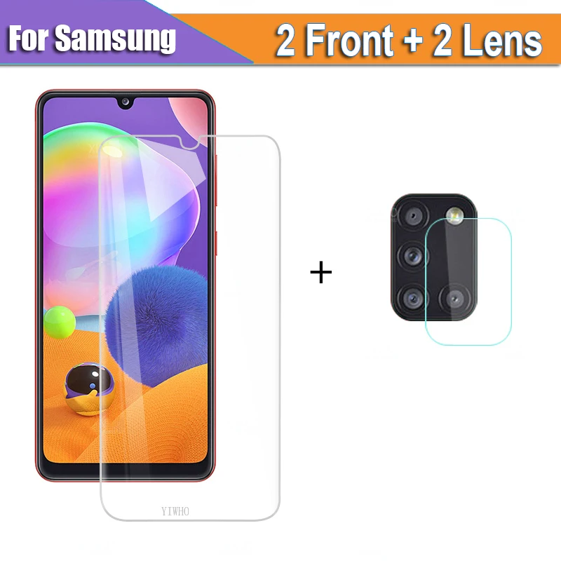 Для Samsung Galaxy A21 Защитное стекло для A21S A20 A31 A30 A30S Защитная пленка экрана камеры A 21S