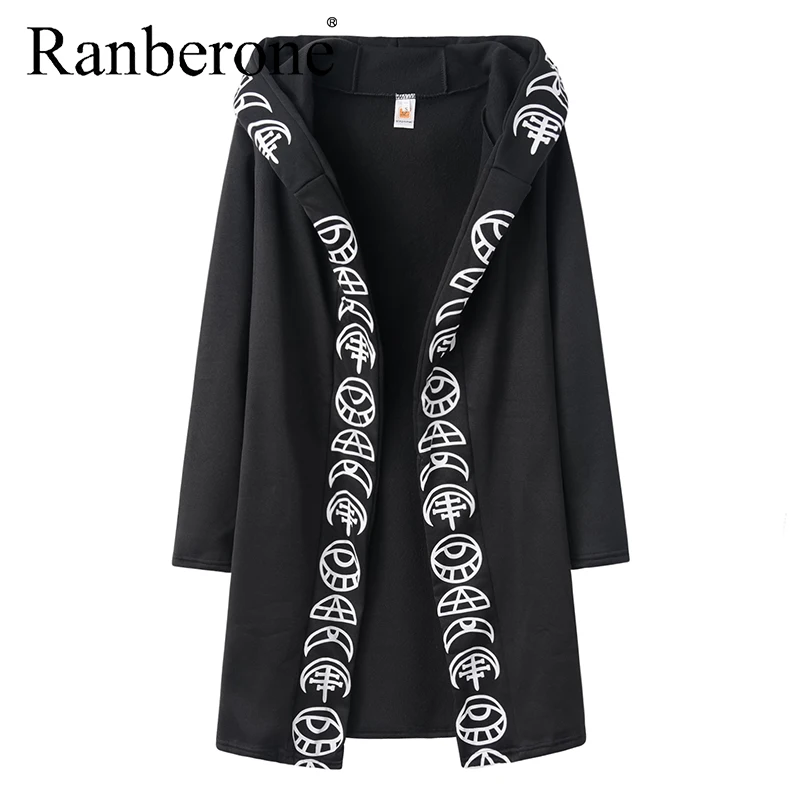 Halloween Hoodie Women Lady Gothic Hooded Sweatshirt Coat Swing Dress Costume Black Plus Size Sweatshirts Women's Tracksuit 2020