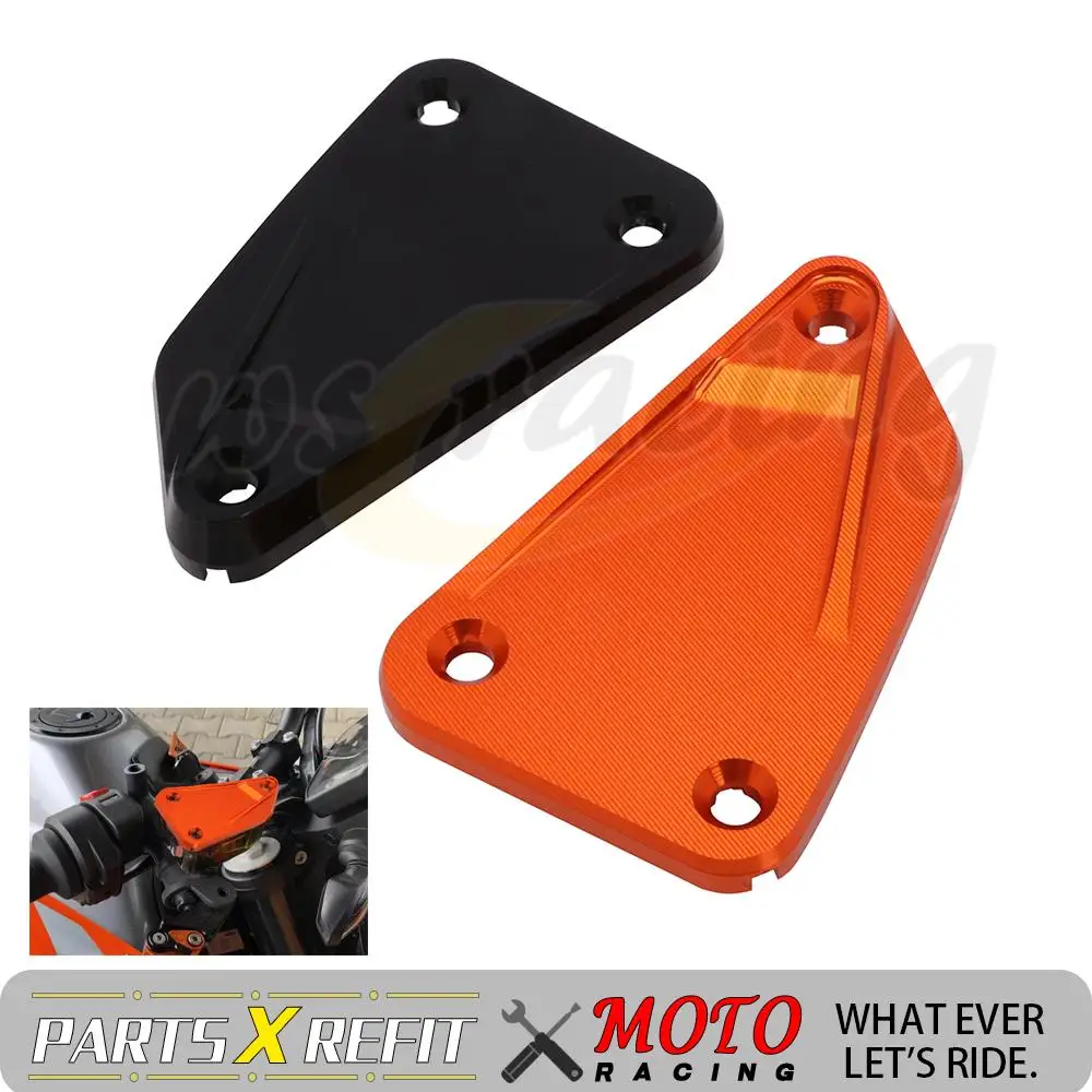 

CNC Motorcycle Front Brake Fluid Reservoir Cover Cap Master Cylinder For KTM DUKE Adventure 790 2018 UP 2019
