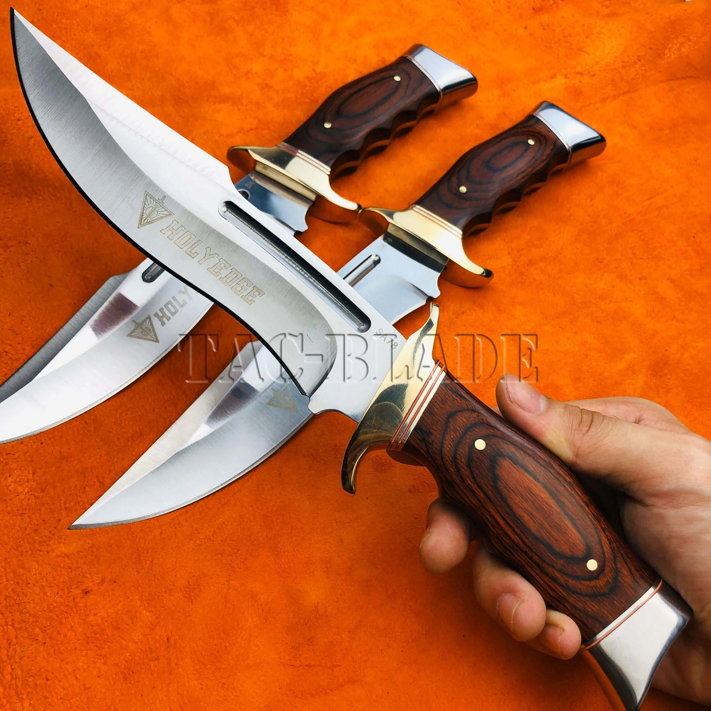 

BOWIE KNIFE Outdoor Messer Army Hunting KNIFES Fighting Fixed-Blade TACTICAL COMBAT Knives Wilderness Survival Camping Machete