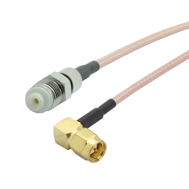 1 шт. FME Женский SMA Мужской прямоугольный разъем RG316 кабель радиочастотный