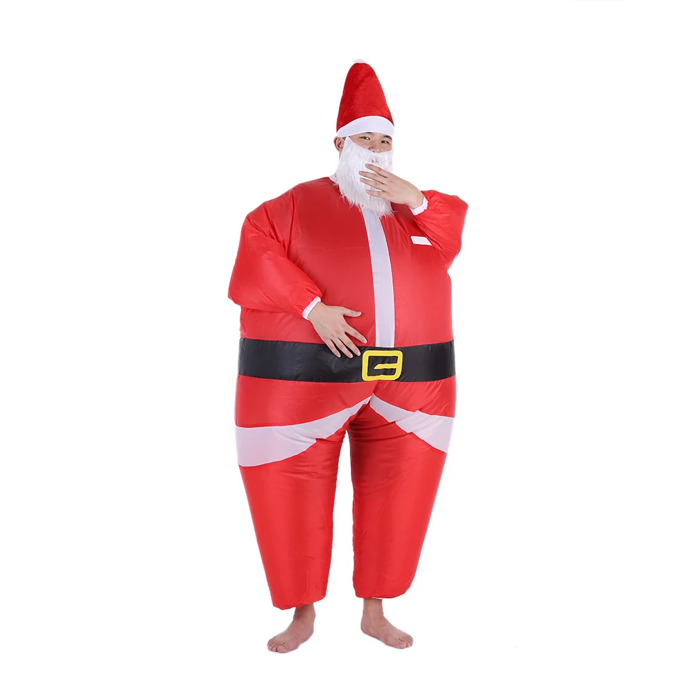 Рождественский надувной костюм Санта Клауса спортивный воздушный вентилятор