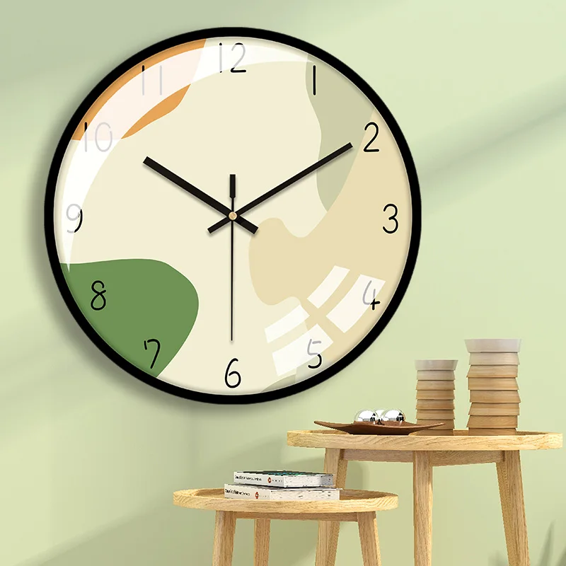

Simple Silent Wall Clock Modern Creative Quartz Nordic Design Bedroom Clock Mechanism Luxury Zegar Scienny Home Decor BW50WC