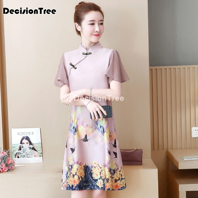 2021 китайское платье Ципао традиционное классическое женское элегантное новое с