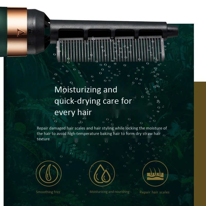 

LINOUR Hair Dryer Machine 3 in 1 Multifunction Hair Styling Tools Hairdryer Hair Curler Straightener Dryer Comb Brush EU Plug