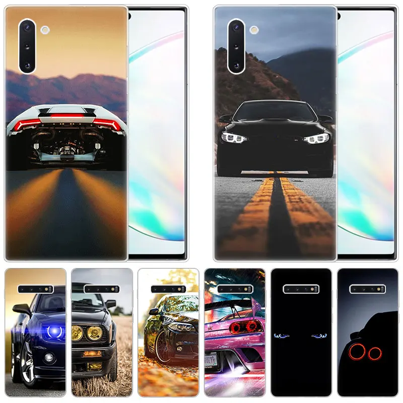 Супер спортивный автомобиль мягкий силиконовый чехол для Samsung Galaxy Note 10 Pro 9 8 5 M30S M40