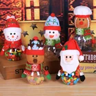 Рождественская банка для конфет для детей, бутылка для хранения Санта-Клауса, Рождественская Милая коробка, Подарочная коробка для шоколадных конфет, Рождественский Декор