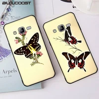 pretty butterfly pattern black cell phone case for samsung j2 4 5 6 7 8 prime pro plus duo neo j415 2016 8 9 j600 737 730