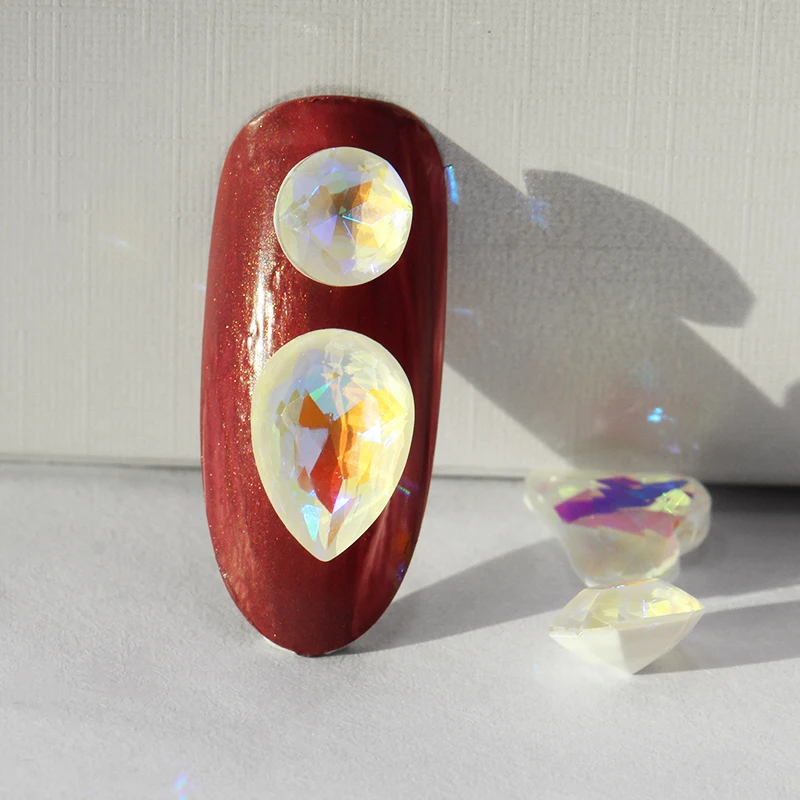 Квадратный восьмиугольный цветок Стразы Кристалл K9 стекло для изготовления