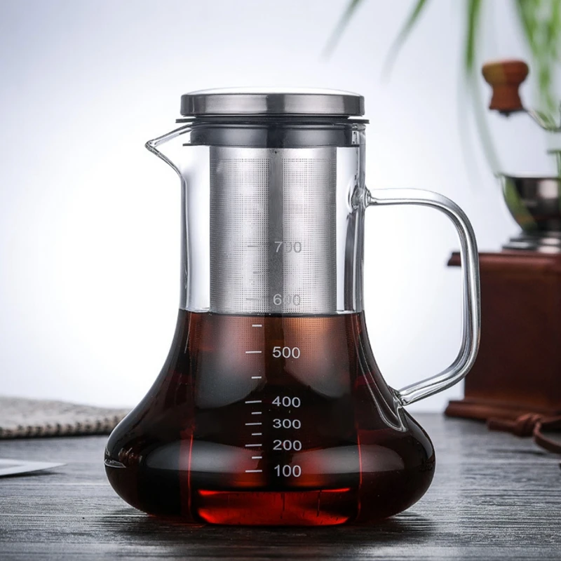 Экологичный холодильник для кофе кофеварка бариста Кофеварка 700/1200 мл