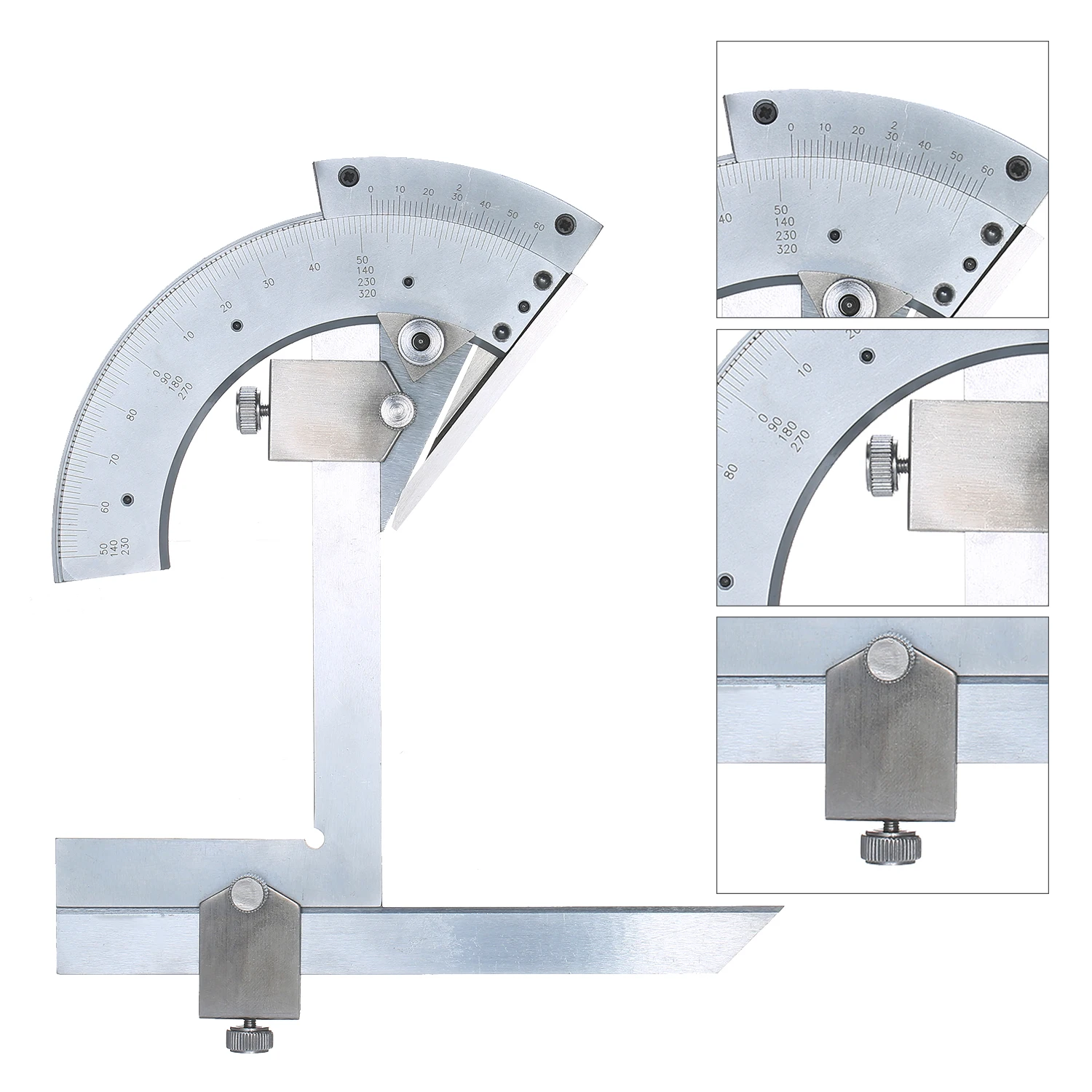 Универсальный конический транспортир из углеродистой стали точность 0 320 °