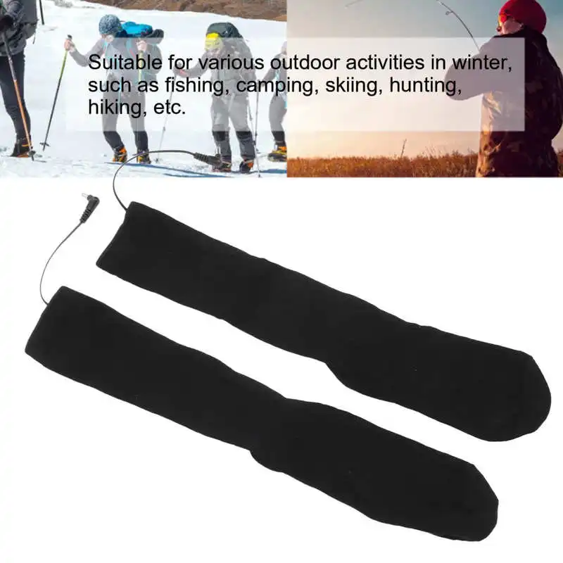 

Electric Heated Socks Winter Thicken Heating Warm Socks Dry Battery Thermal Socks for Outdoor Activities Pedicure Foot Care