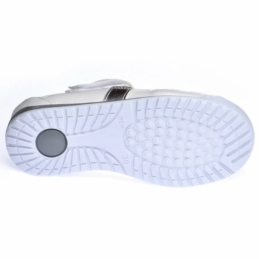 

Kids Sandals Cute Bebe Kiko Lf 2385-90 Orthopedic Girl Shoes Sandals White-Silver