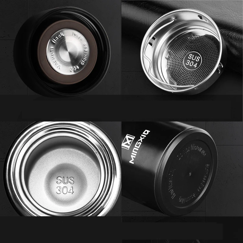 JOUDOO Vacuum Insulation Cup Water Bottle 500ML Stainless Steel Thermos-Cup 35