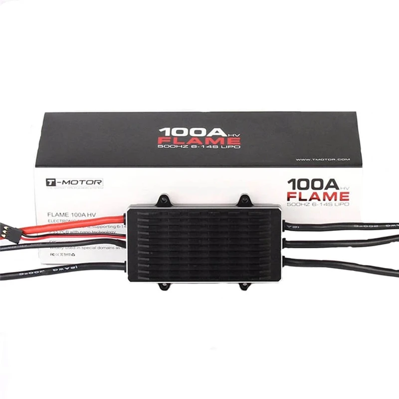 

T-MOTOR FLAME 100A HV 500Hz 14S ESC for RC FPV Racing Drone RC Quadcopter Multicopter Multirotor RC Parts DIY Accessories