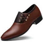 Большие размеры 38-48, модная мужская официальная обувь мужские свадебные модельные туфли Туфли-оксфорды с острым носком Мужская Обувь На Шнуровке в британском стиле