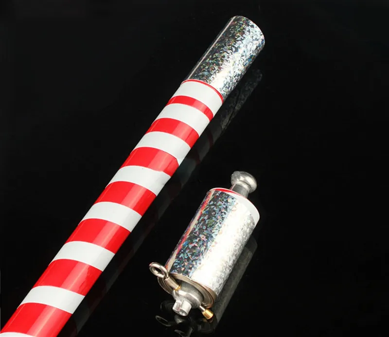 1 шт. 110 СМ Металлическая появляющаяся волшебная палочка для фокусов Зебра