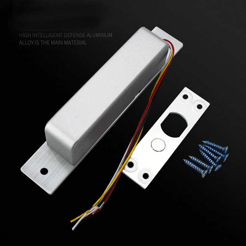 

Electric Drop Bolt Mortise Door Lock Fail Safe Fail Secure with Feedback for Wooden/Glass/Security/Office Door Lock System NC/NO