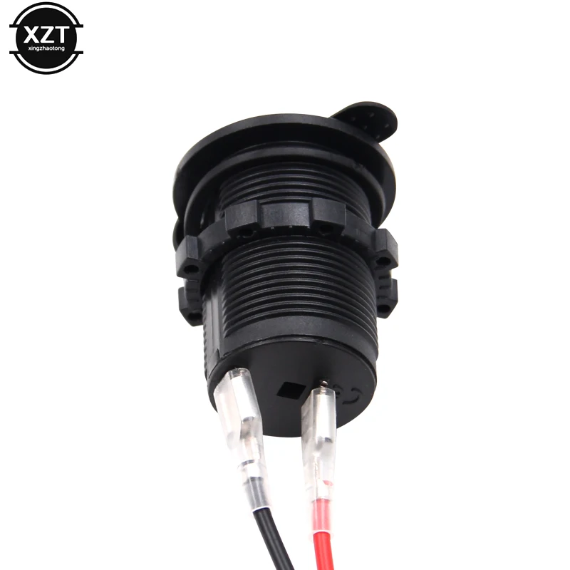 Водонепроницаемая вилка для прикуривателя мотоцикла 12 В 24 штепсельная Вилка