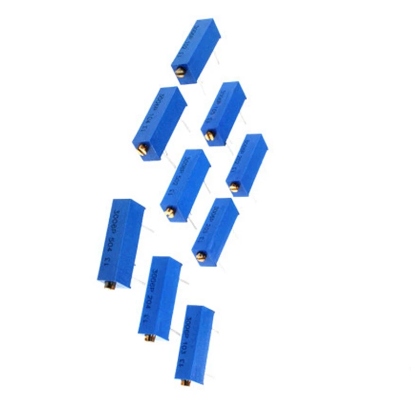 10PCS 3006P 100 Ohm ~ 500K Ohm Trimmer Potentiometer Resistor 1K 2K 5K 10K 20K 50K 100K 200K 500 New (art.: 3920cdb02bb7f) - 3920cdb02bb7f