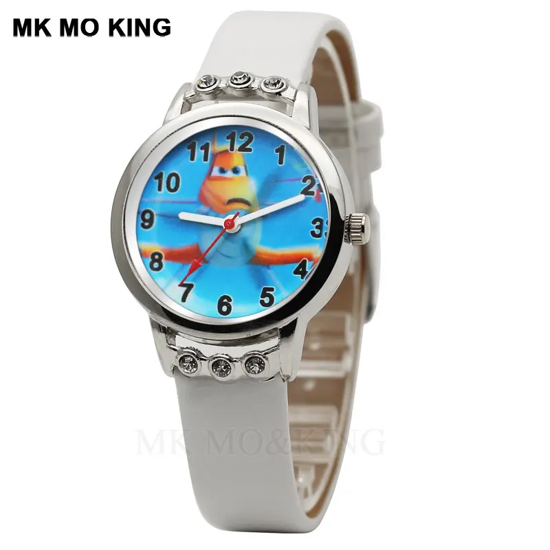 Новинка 2021 детские часы новые 3D кварцевые для мальчиков суперсамолет мультяшный