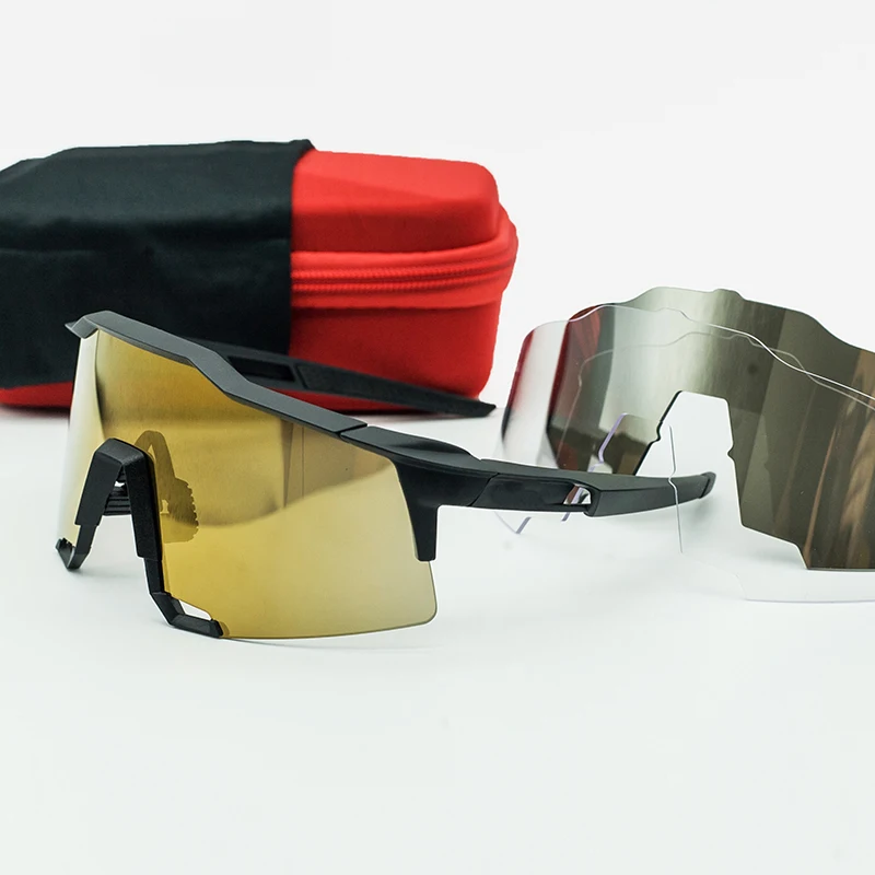 Мужские велосипедные солнцезащитные очки с 3 линзами для женщин и мужчин