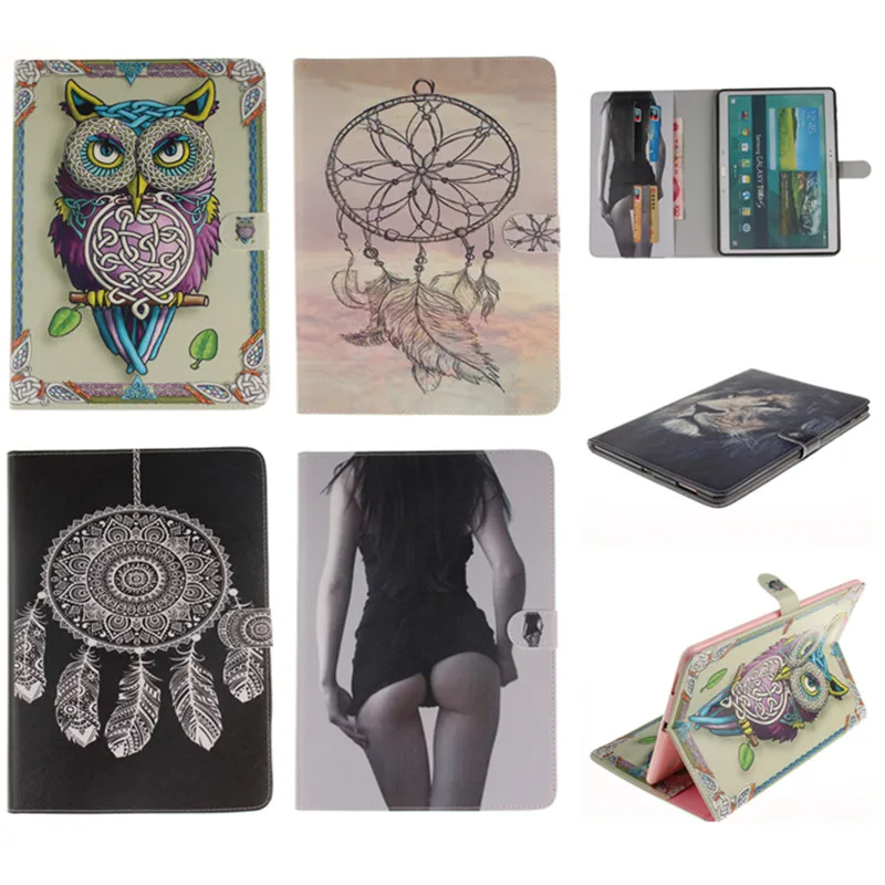 

Fashion Painted Flip PU Leather case For Samsung Galaxy Tab S 10.5 cover For Samsung Galaxy Tab S T800 T805 Smart Tablet Case