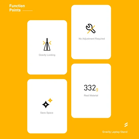 Вертикальная подставка для ноутбука Hagibis из алюминия