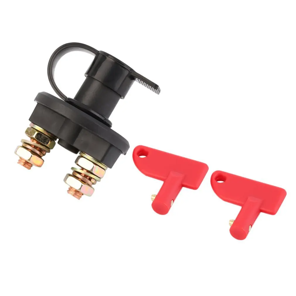 

Car Battery Power Switch Disconnect Isolator Circuit Breaker Main Switch Kill Cut-off Switch Insulated Rotary Switch Key Truck