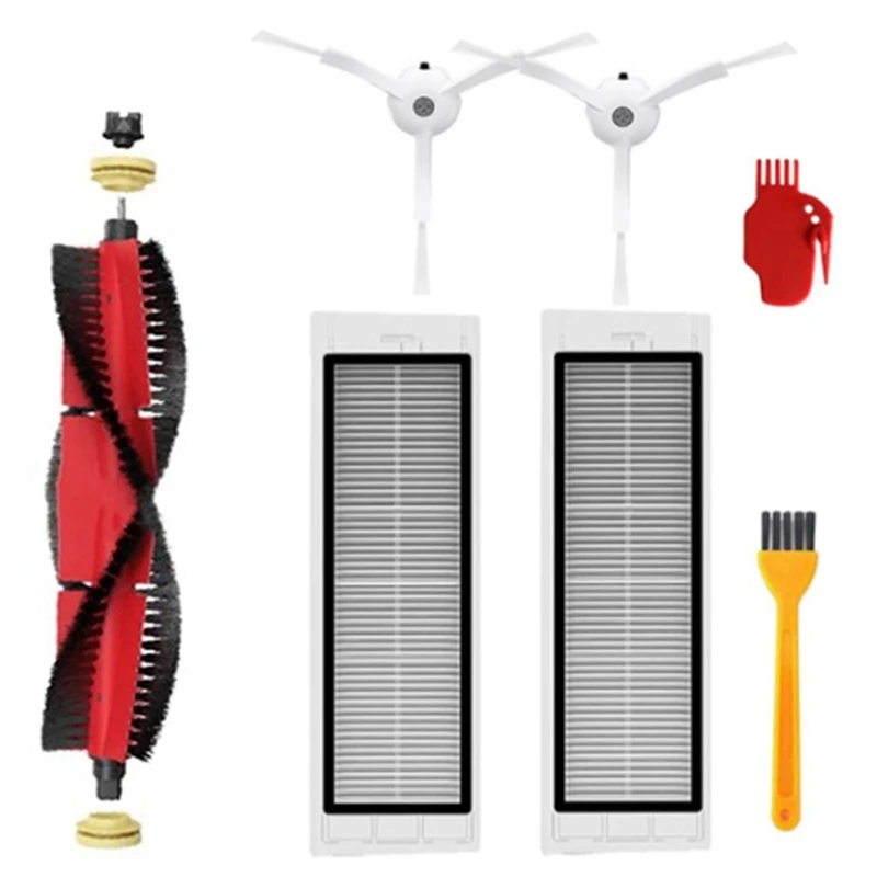 

Запчасти для пылесоса XiaoMi Roborock S5 Max S50 S55 S60, сменные детали, моющийся фильтр, основная щетка