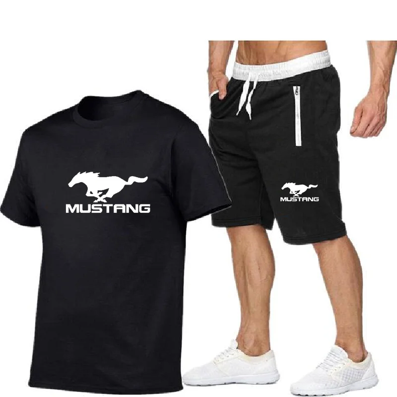 

2021 New Men's Brand Sportswear Shorts Set Short Sleeve Breathable T-Shirt And Shorts Casual Wear Men's Basketball Training Suit