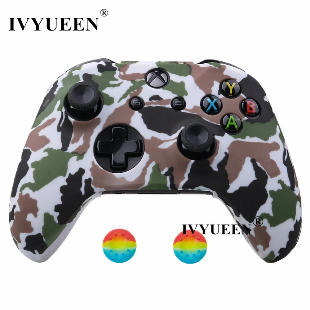 IVYUEEN, 29 цветов, для microsoft XBox 1, One X S, силиконовый защитный чехол, переводная печать, крышка, захват