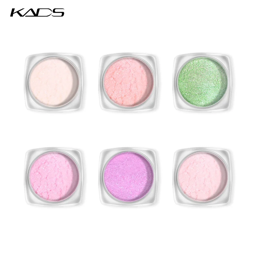 Блестящий Порошок для ногтей 6 цветов | Красота и здоровье