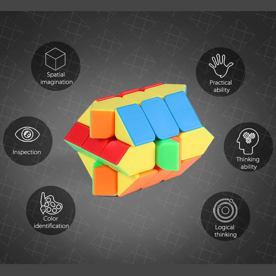 MoYu Meilong 3X3X3 Фишер кубик магические кубики Головоломка обучающие игрушки для детей
