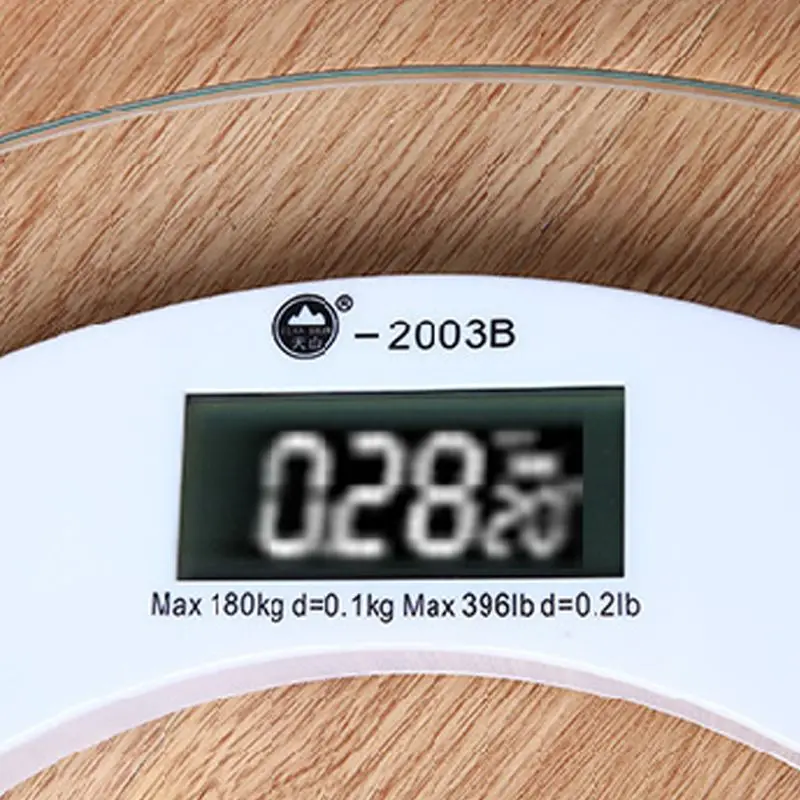 Цифровые электронные весы для тела из закаленного стекла большой дисплей с