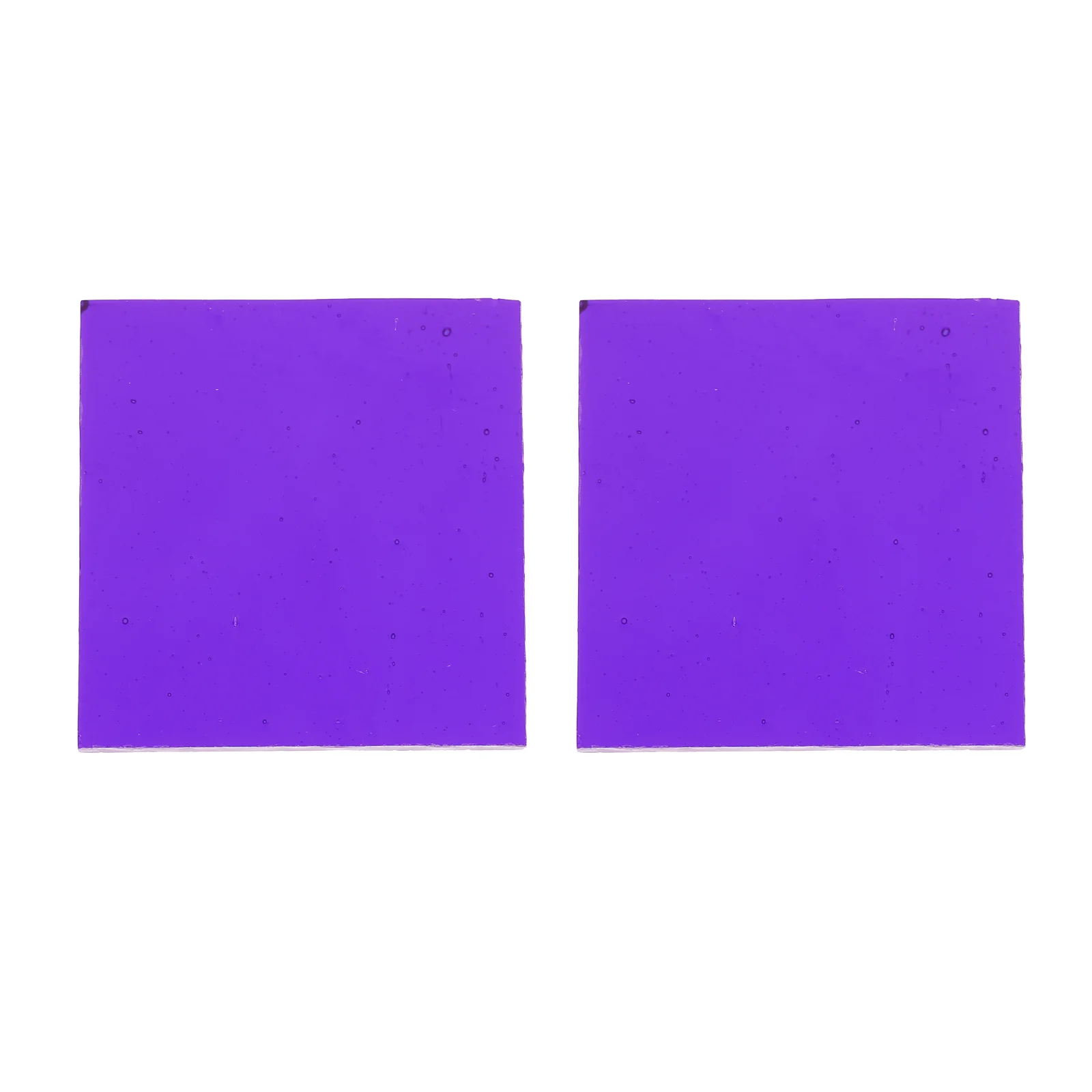 

2pcs Labs Experiment Cobalt Blue Glass Sheet Experiment Supply Labs Supply