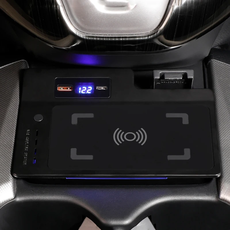 

15W car wireless phone charger fast charger charging plate panel charging holder for Honda CRV 2017 2018 2019 2020 2021