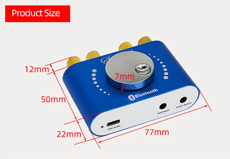 Плата цифрового усилителя мощности HIFIDIY Bluetooth 5 0 TPA3116D2 50 Вт x2 стерео усилитель