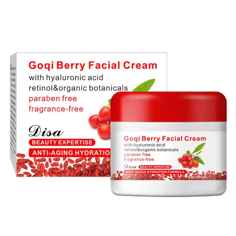 

100ml Goji Berry Face Cream Skin Regeneration Anti-Wrinkle Moisturizing Hydration Remove Spots Facial Care