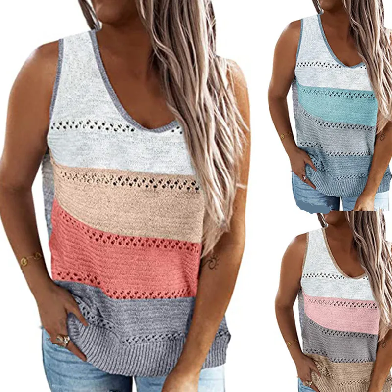 

Летняя Новинка 2021, модная Повседневная Свободная Женская футболка OLOMLB без рукавов с круглым вырезом, топы, топы с вырезами, базовые женские ...