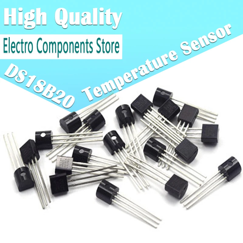 Датчик температуры DS18B20 TO-92 18B20 электронный чип IC для Arduino датчик Холла DIY