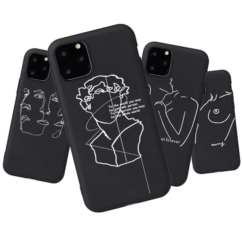 Креативный дизайн сексуальная девушка Мягкий силиконовый чехол s для iPhone 5 S SE X чехол для телефона для iPhone 6S 6 7 8 Plus XS Max XR 11Pro матовый чехол