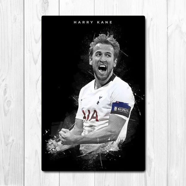 

Новинка, игровой футболист Гарри Кейн, атастический декоративный настенный жестяной логотип, Ретро логотип гаража, украшение для бара, клуб...